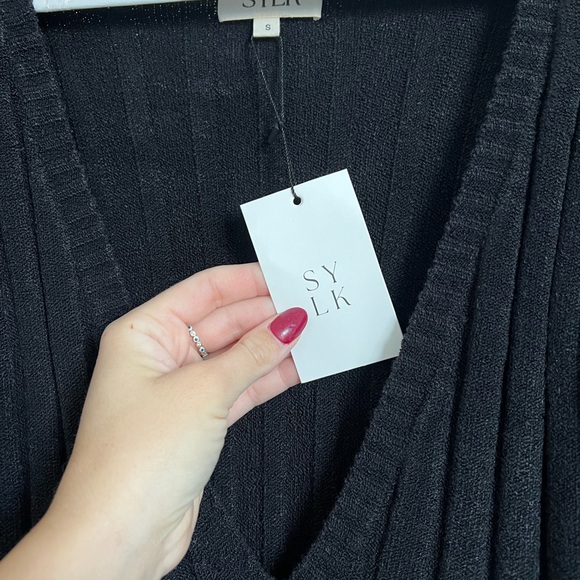 SYLK SWIM Anaya Black Dress - Picture 4 of 5